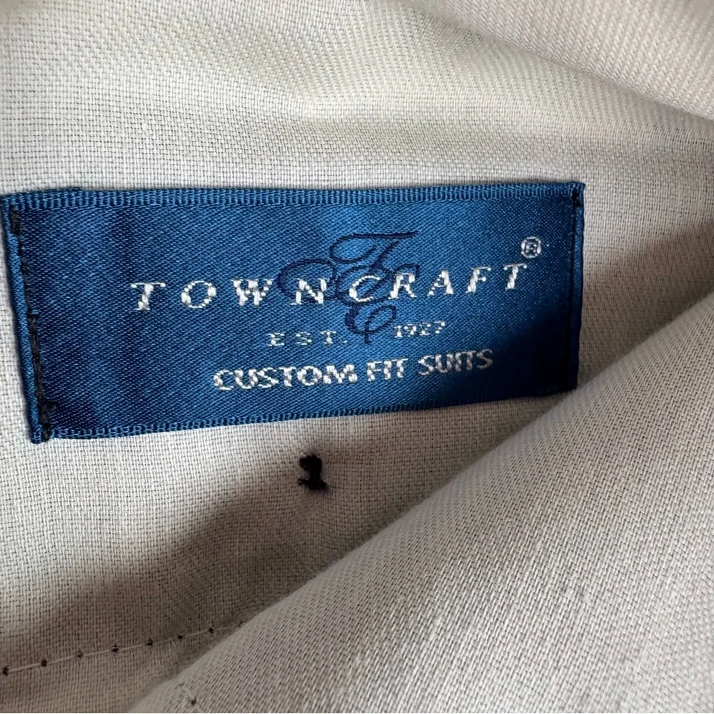 Towncraft 100% Wool Gray Dress Pants
